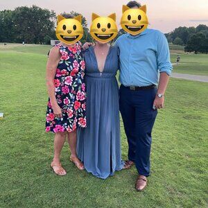 Revelry Bridesmaid Dress, Dusty Blue